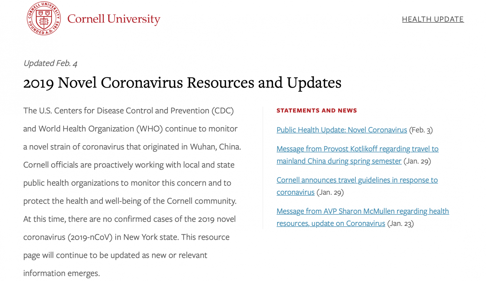 cornell-update-coronavirus